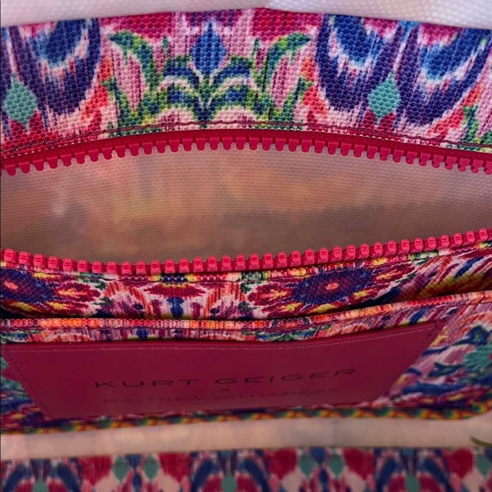 Limited Edition Kurt Geiger x Matthew Williamson Colorful Patterned Tote Bag - Picture 9 of 16